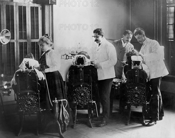Dentistry Class, Howard University, Washington DC, USA, W.E.B. DuBois Collection, 1900