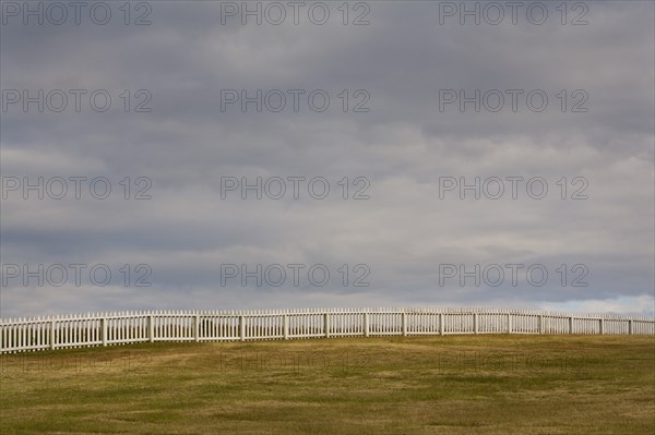 Fence, Field and Sky