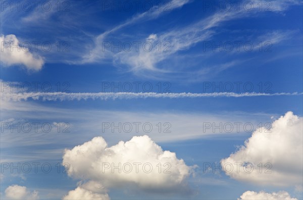 Blue Sky with Clouds