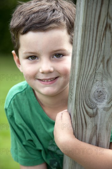 Smiling Young Boy Portrait