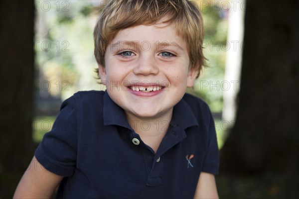 Smiling Blonde Boy