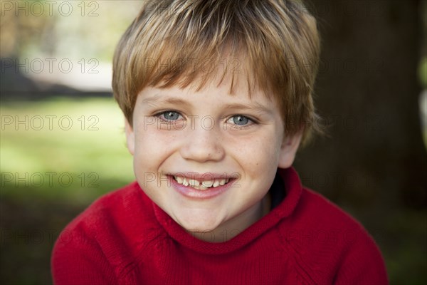 Smiling Blonde Boy