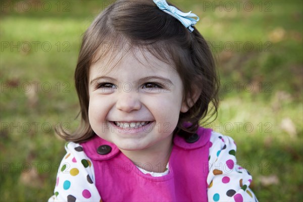 Young Girl Laughing, Close-Up