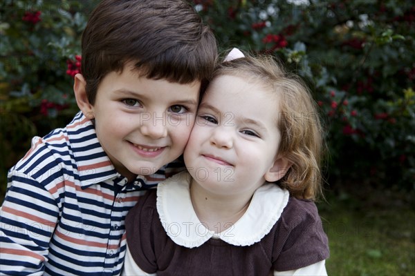 Smiling Boy and Girl