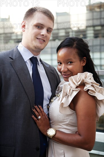 Smiling Couple, Portrait, Close Up