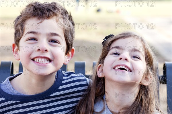 Smiling Boy and Girl
