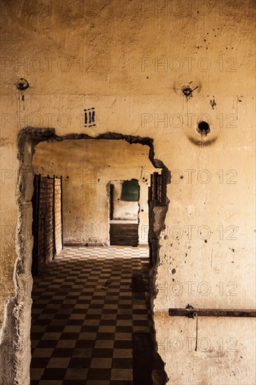 Broken Walls, Tuoi Sieng Prison, Phnom Penh, Cambodia