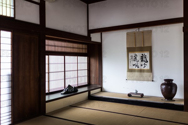 Traditional Japanese House, Interior, Nanzen-Ji Temple, Kyoto, Japan