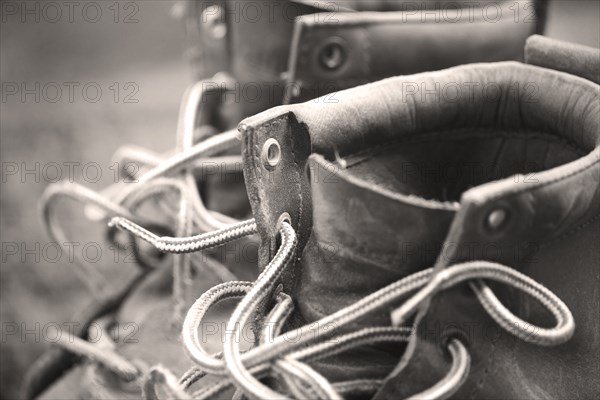 Work Boots Close-up