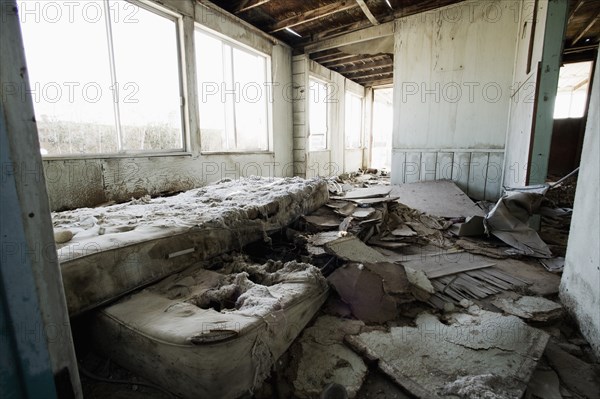 Debris in Abandoned House