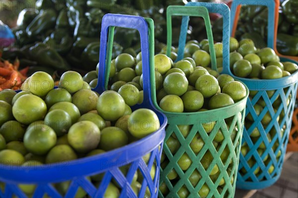 Baskets of Fresh Limes