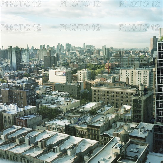 Rooftops and Cityscape, Manhattan, New York City, USA