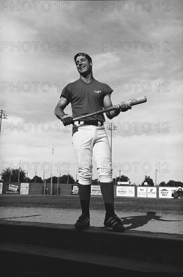 Laughing Baseball Player