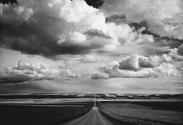 Country Road Dramatic Sky