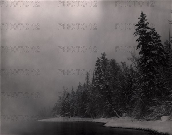 Winter Storm On Lake