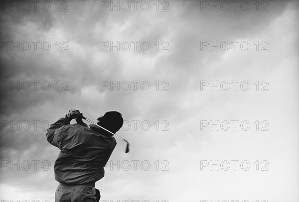 Man Golfing