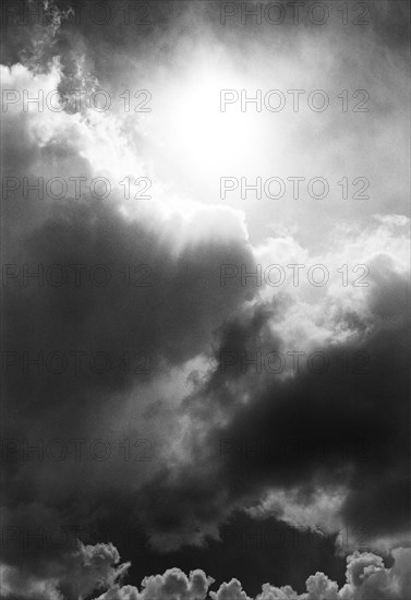 Sun Shining Through Clouds