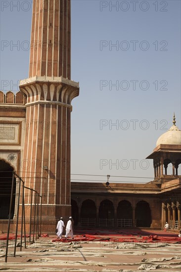 Detail of Jama Masjid, New Delhi, India