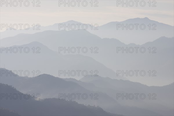 Layers of Misty Mountains in Northern India II