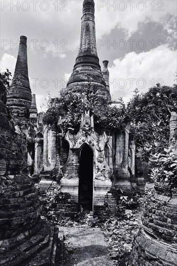 Ancient Pagodas, Indein, Myanmar