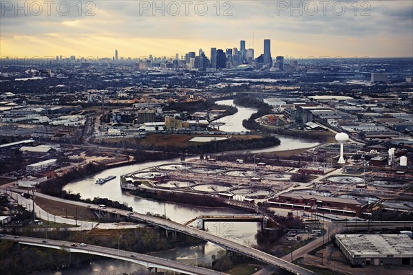 Skyline, Houston, Texas, USA