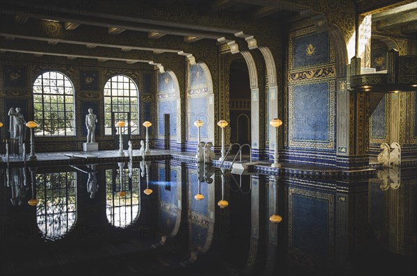 Heart Castle Roman Pool, San Simeon, California, USA