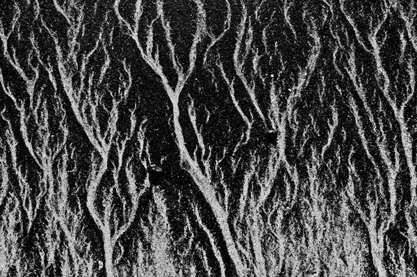 Striations in Beach Sand