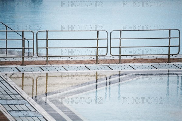 Swimming Pool and Guard Rail