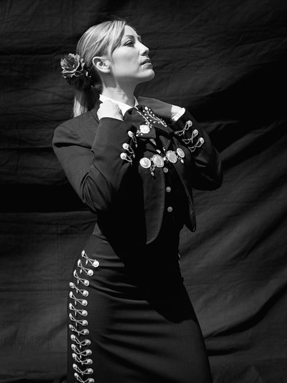 Female Mariachi Singer, Portrait