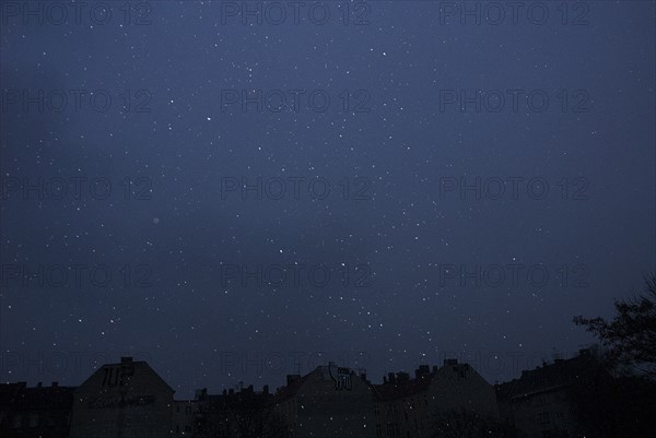Night Sky with Snowfall