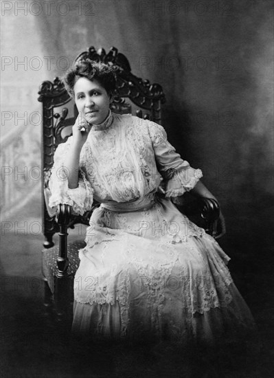 Mary Church Terrell (1863-1954), one of the First African-American Women to Earn a College Degree, National Activist for Civil Rights and Suffrage, Seated Portrait