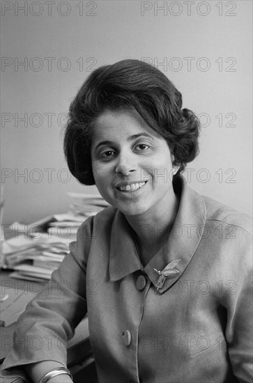 Patricia Harris, U.S. Ambassador to Luxembourg, Head and Shoulders Portrait, Warren K. Leffler, May 20, 1965