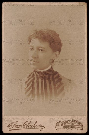 Maria "Molly" Louise Baldwin (1856-1922), Educator and Civic Leader, by Elmer Chickering, Boston, Mass., 1885