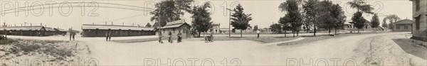 Scene at Division Headquarters, Camp Zachary Taylor, Louisville, Kentucky, USA, Caufield & Shook, 1918