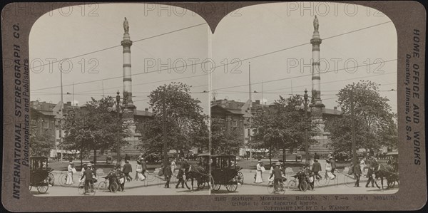 monument, Buffalo, New York, military, historical,