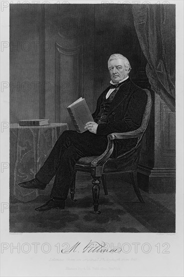 Millard Fillmore, president, man, politics, American history, historical,