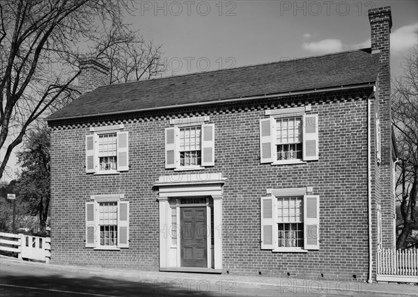 Andrew Johnson House, 217 North Main Street, Greeneville, Green County, Tennessee, USA, Historic American Buildings Survey, 1933