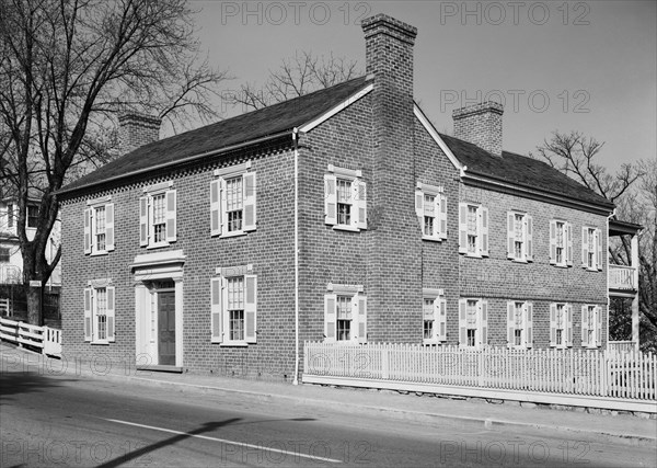 Andrew Johnson House, 217 North Main Street, Greeneville, Green County, Tennessee, USA, Historic American Buildings Survey, 1933