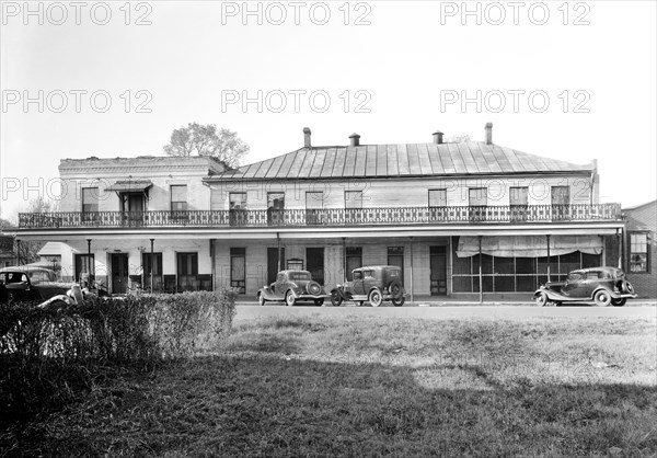 Excelsior Hotel, Austin Street, Jefferson, Marion County, Texas, USA, Historic American Buildings Survey, 1930's