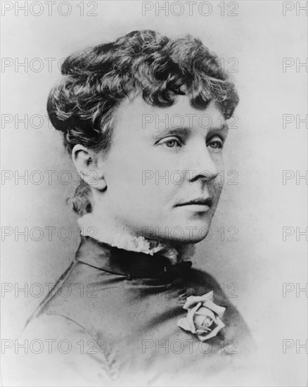 Rose Elizabeth Cleveland, President Grover Cleveland's Sister and White House Hostess during the first two years of President Cleveland's First Term, Head and Shoulders Portrait, 1880's