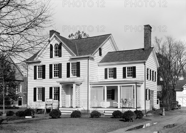 Grover Cleveland Birthplace, 207 Bloomfield Avenue, Caldwell, Essex County, New Jersey, USA, Historic American Buildings Survey, 1930's