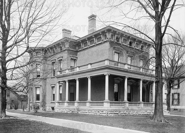 Home of Benjamin Harrison, 23rd President of the United States 1889-93, Indianapolis, Indiana, USA, Detroit Publishing Company, 1900