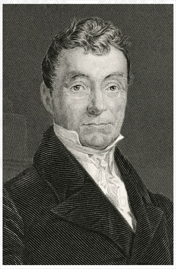 Gilbert du Motier, Marquis de Lafayette (1757-1834), French Aristocrat and Military Officer who fought in the American Revolutionary War and French Revolution, Head and Shoulders Portrait, Steel Engraving, Portrait Gallery of Eminent Men and Women of Europe and America by Evert A. Duyckinck, Published by Henry J. Johnson, Johnson, Wilson & Company, New York, 1873