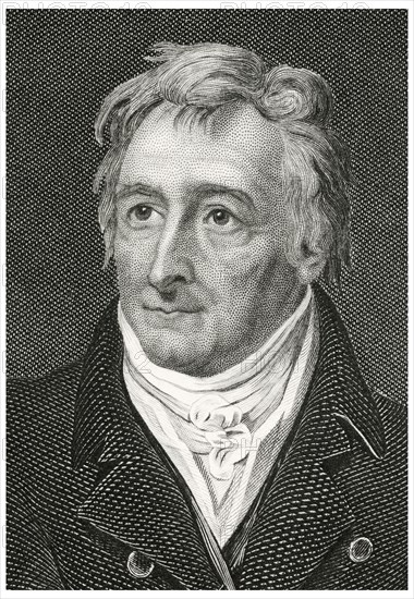 Henry Grattan (1746-1820), Irish Leader of the Patriot Movement that won Legislative Independence for Ireland in 1782, Head and Shoulders Portrait, Steel Engraving, Portrait Gallery of Eminent Men and Women of Europe and America by Evert A. Duyckinck, Published by Henry J. Johnson, Johnson, Wilson & Company, New York, 1873