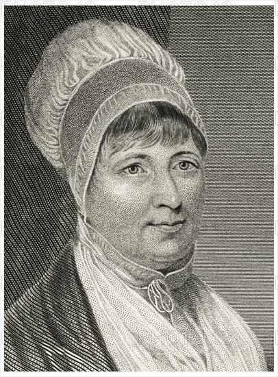 Elizabeth Fry (1780-1845), English Prison and Social Reformer, Head and Shoulders Portrait, Steel Engraving, Portrait Gallery of Eminent Men and Women of Europe and America by Evert A. Duyckinck, Published by Henry J. Johnson, Johnson, Wilson & Company, New York, 1873