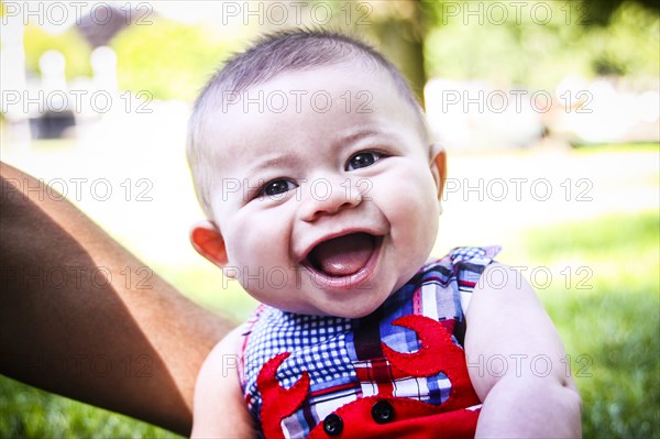 Smiling Infant Boy