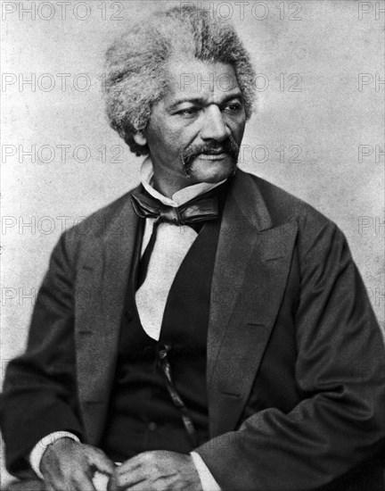 Frederick Douglass (1818-95), American Social Reformer, Abolitionist and Statesman, Half-Length Portrait, Photograph by George Francis Schreiber, 1870