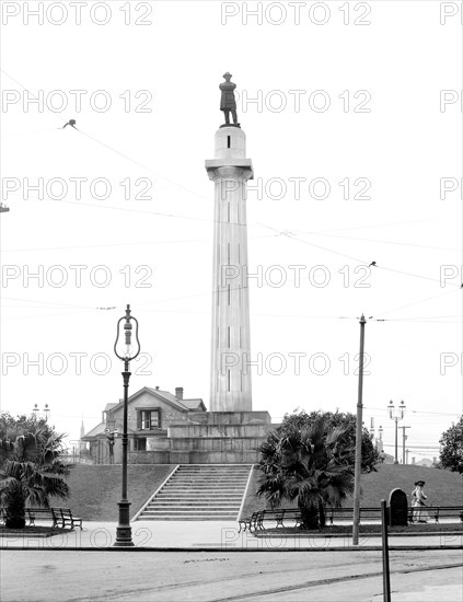 General Robert E. Lee Monument, New Orleans, Louisiana, USA, Detroit Publishing Company, 1906