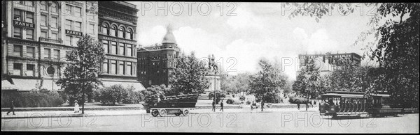 Pennsylvania Avenue and Hancock Monument, Washington, D.C, USA, the Rotograph Company, 1905