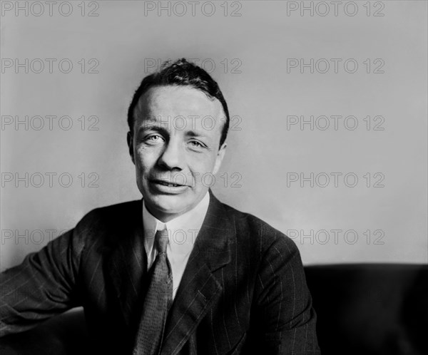 Theodore Roosevelt, Jr., Head and Shoulders Portrait while visiting Senator Warren G. Harding and offering his Services during Harding's Presidential Campaign, Washington, D.C., USA, National Photo Company, June 25, 1920